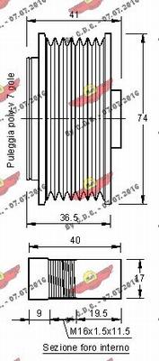 Autokit 03.81211 - Ремъчна шайба, генератор vvparts.bg