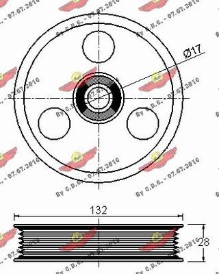 Autokit 03.81231 - Паразитна / водеща ролка, пистов ремък vvparts.bg