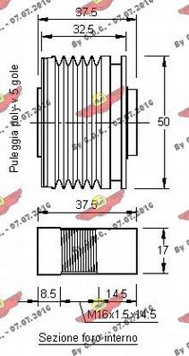 Autokit 03.81229 - Ремъчна шайба, генератор vvparts.bg