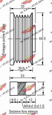 Autokit 03.81275 - Ремъчна шайба, генератор vvparts.bg