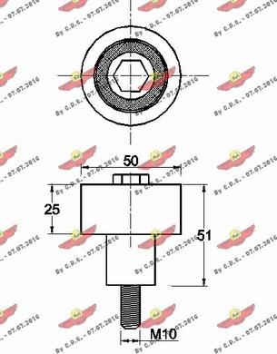 Autokit 03.81759 - Паразитна / водеща ролка, зъбен ремък vvparts.bg