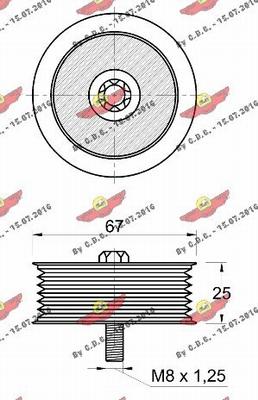 Autokit 03.82042 - Паразитна / водеща ролка, пистов ремък vvparts.bg