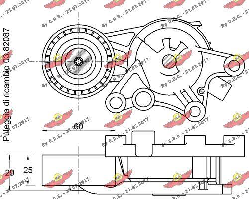 Autokit 03.82083 - Паразитна / водеща ролка, пистов ремък vvparts.bg