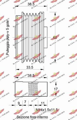 Autokit 03.82030 - Ремъчна шайба, генератор vvparts.bg