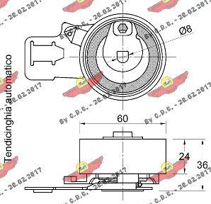 Autokit 03.82073 - Обтяжна ролка, ангренаж vvparts.bg