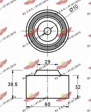 Autokit 03.387 - Паразитна / водеща ролка, зъбен ремък vvparts.bg