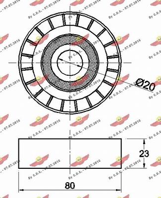 Autokit 03.292 - Паразитна / водеща ролка, пистов ремък vvparts.bg