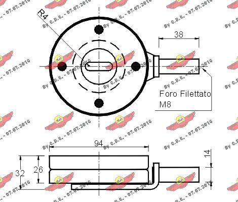 Autokit 03.239 - Ремъчен обтегач, пистов ремък vvparts.bg