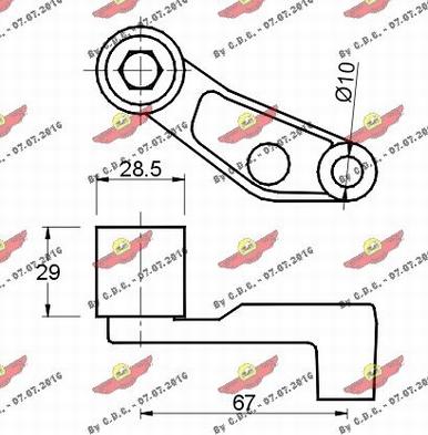 Autokit 03.770 - Паразитна / водеща ролка, зъбен ремък vvparts.bg