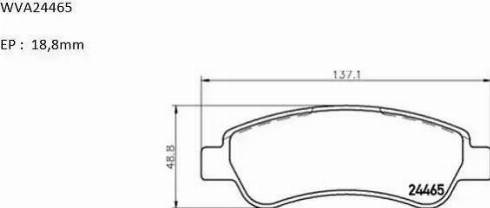 Automotor France ABP5469 - Комплект спирачно феродо, дискови спирачки vvparts.bg