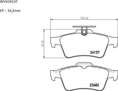 Automotor France ABP2014 - Комплект спирачно феродо, дискови спирачки vvparts.bg