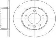 Automotor France ADC8028 - Спирачен диск vvparts.bg