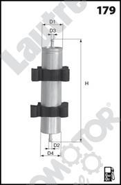 Automotor France LATG76 - Горивен филтър vvparts.bg