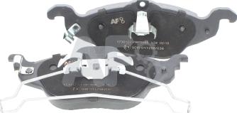 Automotor France PBP9986 - Комплект спирачно феродо, дискови спирачки vvparts.bg