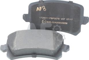 Automotor France PBP0079 - Комплект спирачно феродо, дискови спирачки vvparts.bg