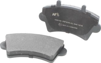 Automotor France PBP8045 - Комплект спирачно феродо, дискови спирачки vvparts.bg