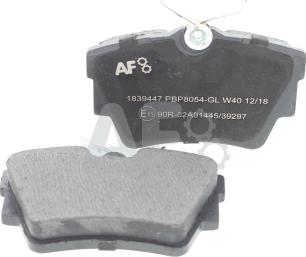 Automotor France PBP8054 - Комплект спирачно феродо, дискови спирачки vvparts.bg