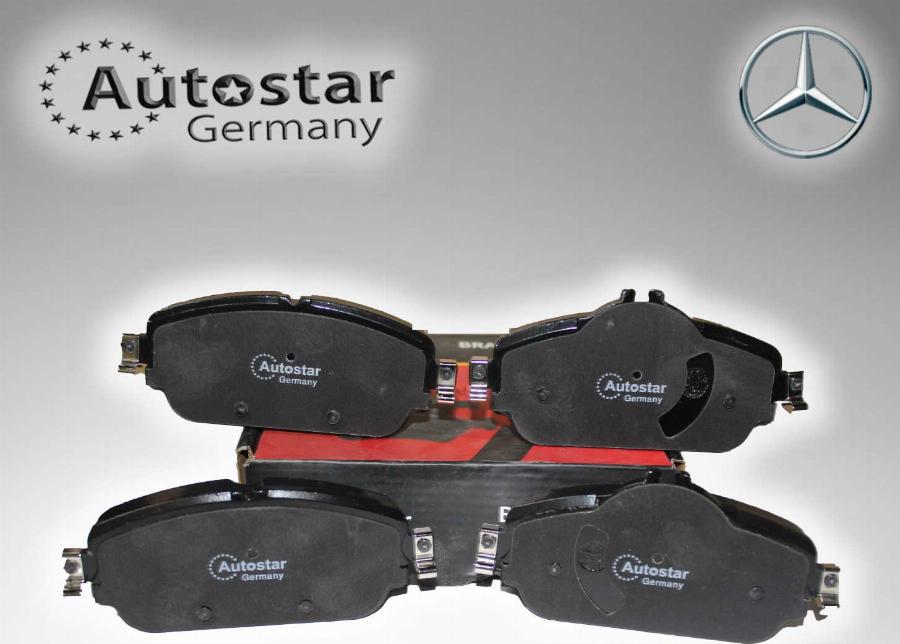 Autostar Germany 141556 - Комплект спирачно феродо, дискови спирачки vvparts.bg