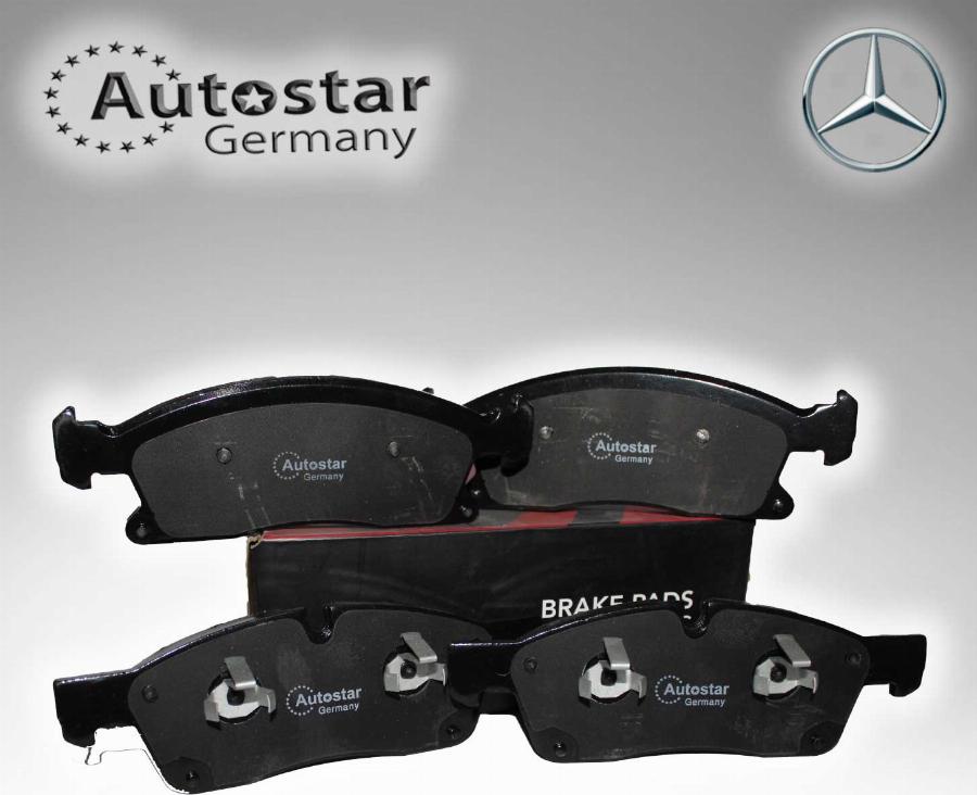 Autostar Germany 141566 - Комплект спирачно феродо, дискови спирачки vvparts.bg