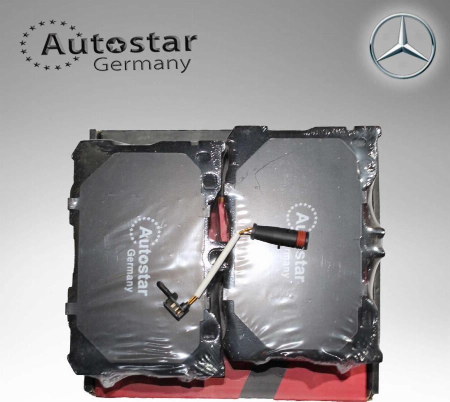 Autostar Germany 141534 - Комплект спирачно феродо, дискови спирачки vvparts.bg