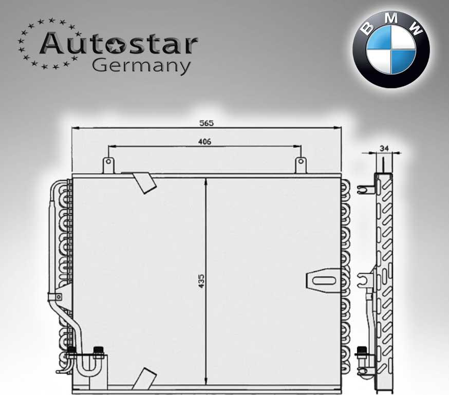 Autostar Germany 111250 - Кондензатор, климатизация vvparts.bg