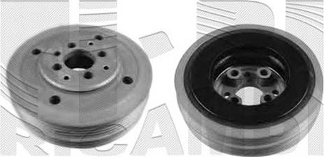 Autoteam A06076 - Ремъчна шайба, колянов вал vvparts.bg