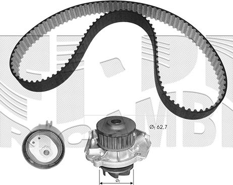 Autoteam KATW1252B - Водна помпа+ к-кт ангренажен ремък vvparts.bg