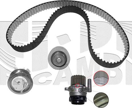 Autoteam KATW1263B - Водна помпа+ к-кт ангренажен ремък vvparts.bg