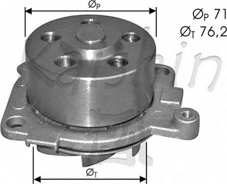 Autoteam WPA405 - Водна помпа vvparts.bg