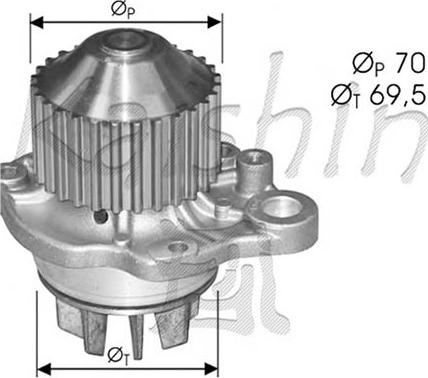 Autoteam WPA392 - Водна помпа vvparts.bg