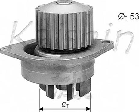 Autoteam WPA347 - Водна помпа vvparts.bg