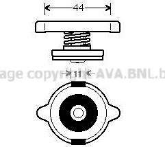 Ava Quality Cooling 980011 - Капачка, радиатор vvparts.bg