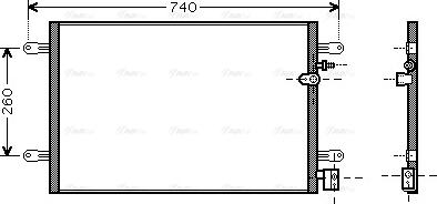 Ava Quality Cooling AI 5237 - Кондензатор, климатизация vvparts.bg