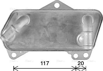 Ava Quality Cooling AI3435 - Маслен радиатор, автоматична трансмисия vvparts.bg