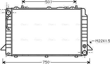 Ava Quality Cooling AI 2085 - Радиатор, охлаждане на двигателя vvparts.bg