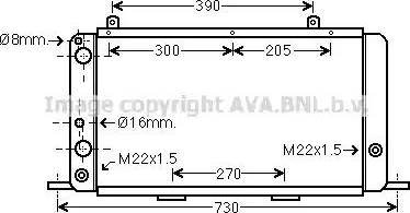 Ava Quality Cooling AI 2025 - Радиатор, охлаждане на двигателя vvparts.bg