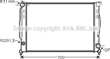 Ava Quality Cooling AI 2110 - Радиатор, охлаждане на двигателя vvparts.bg