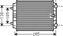 Ava Quality Cooling AI 2299 - Радиатор, охлаждане на двигателя vvparts.bg