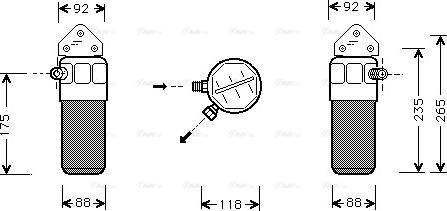 Ava Quality Cooling AI D004 - Изсушител, климатизация vvparts.bg