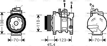 Ava Quality Cooling AI K261 - Компресор, климатизация vvparts.bg