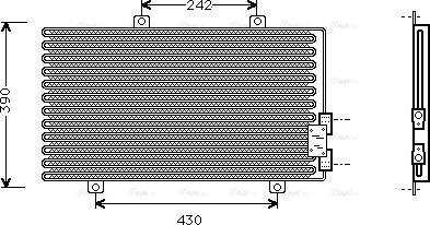 Ava Quality Cooling AL 5063 - Кондензатор, климатизация vvparts.bg