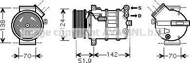 Ava Quality Cooling AL K112 - Компресор, климатизация vvparts.bg