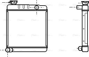 Ava Quality Cooling AU 2001 - Радиатор, охлаждане на двигателя vvparts.bg