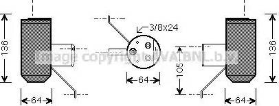 Ava Quality Cooling AU D042 - Изсушител, климатизация vvparts.bg