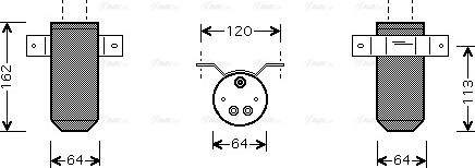 Ava Quality Cooling AU D039 - Изсушител, климатизация vvparts.bg