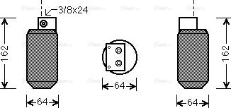 Ava Quality Cooling AU D036 - Изсушител, климатизация vvparts.bg