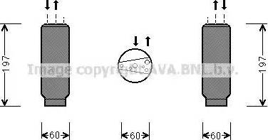 Ava Quality Cooling AU D146 - Изсушител, климатизация vvparts.bg