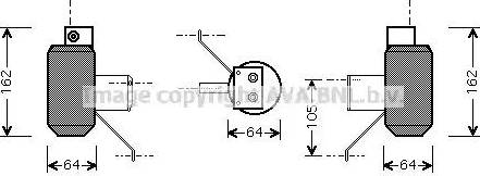 Ava Quality Cooling AU D159 - Изсушител, климатизация vvparts.bg