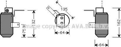 Ava Quality Cooling AU D158 - Изсушител, климатизация vvparts.bg