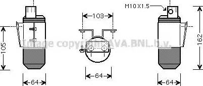 Ava Quality Cooling AU D170 - Изсушител, климатизация vvparts.bg